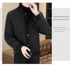 Men's Winter Mulberry Silk Quilted Jacket: Youthful, Casual, High-End Padded Coat for Dad