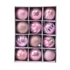 12Pcs/Set Creative Christmas Tree Balls Shiny Xmas Baubles Durable Christmas Ball  Showcase