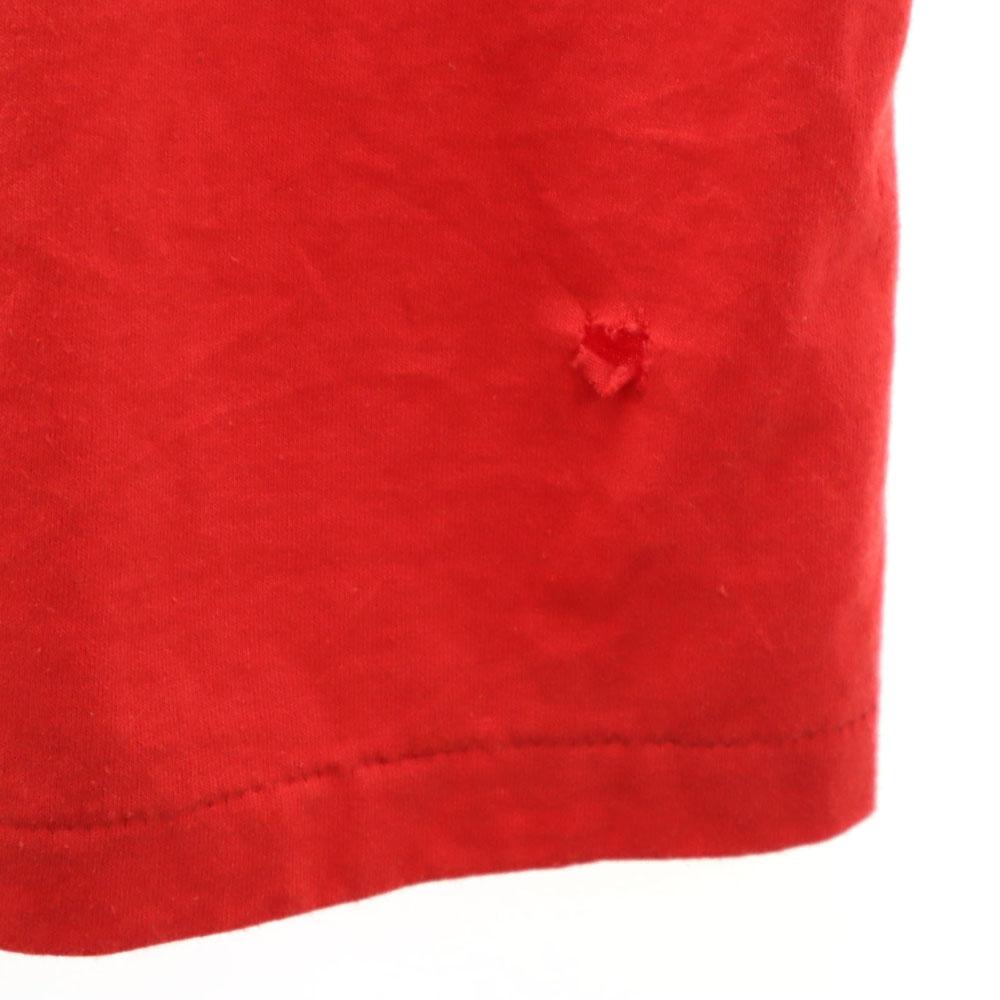 Hanes 90s Made in USA Old Print Short sleeve T-shirt XL Red Men's Used