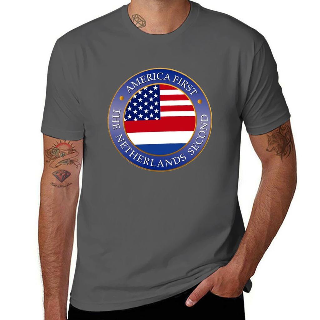 America First Netherlands Second Tshirt Quick Dry Travel Tshirt