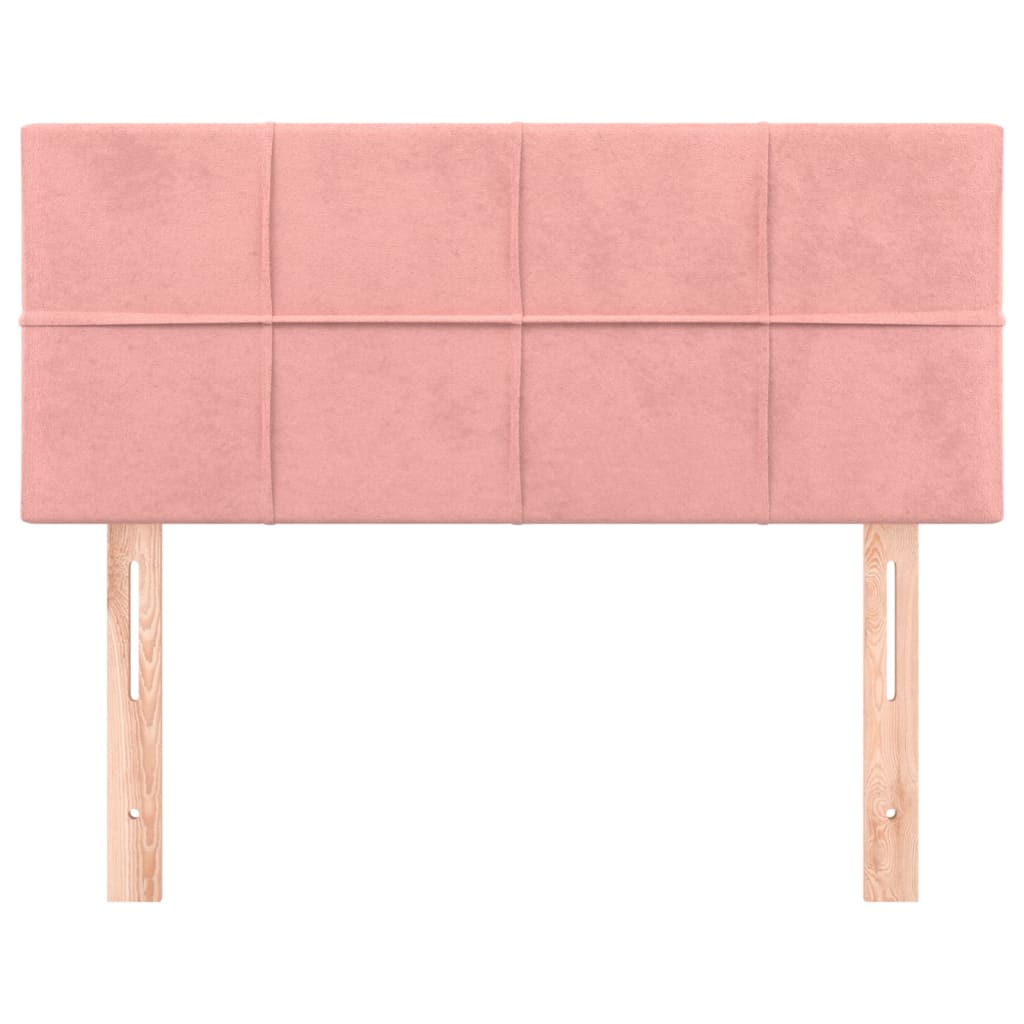 Headboard In Pink 100 X 5 X 78 88 Cm Velvet