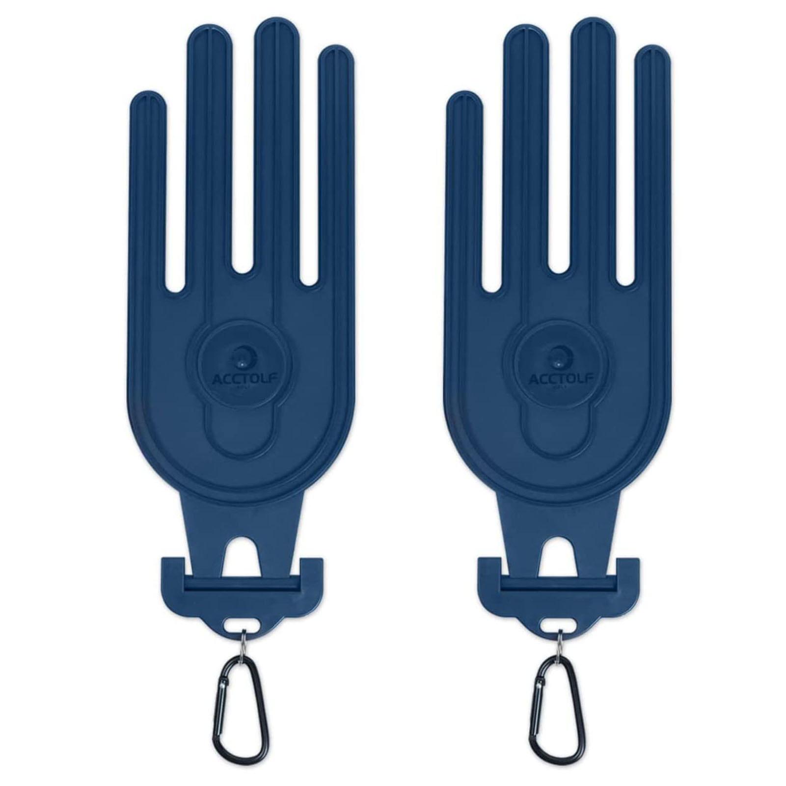 

2 шт., держатели для перчаток для гольфа с крючком, портативные перчатки для гольфа, перчатки для носилок, инструмент для ухода за формирователем, сумка для гольфа, аксессуары синий