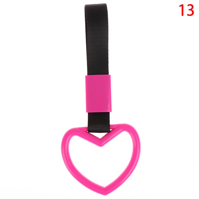 Hot Sale 1PC Heart Train Bus Handle Hand Strap Drift Charm Strap Drift Auto Accessories Car Styling Car Tuning