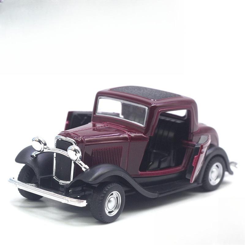 1:32 Simulation Retro Classic Car Classical Model Toy, Hot Sale Cross-border Amazon Hot Sale
