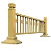 Normandy Golden Lotus Road Guardrail