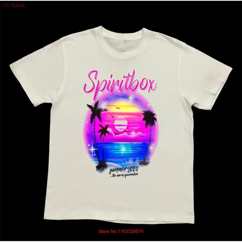 Spiritbox Summer 2020 T Shirt Concert S 5XL TR603 vintage Washed Casual Stretched graphic homme Soft Comfortable Stylish