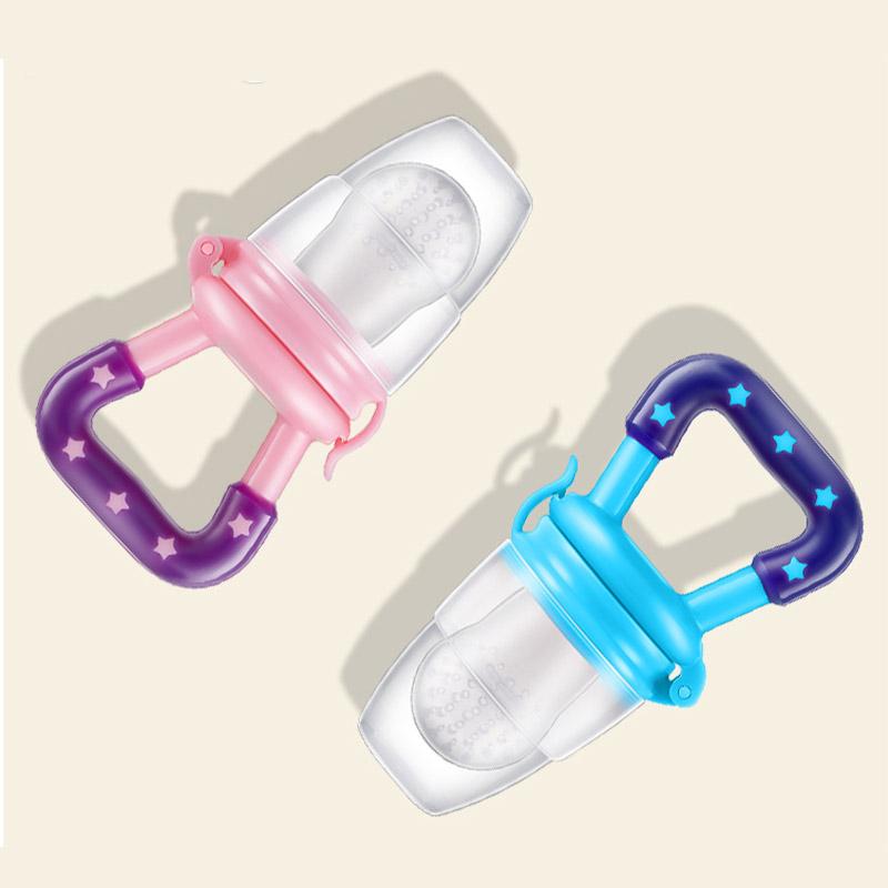 Baby Nipple Fresh Food Fruit Milk Feeding Bottles Nibbler Learn Feeding Baby Accessories Teething Pacifier For Ne… More