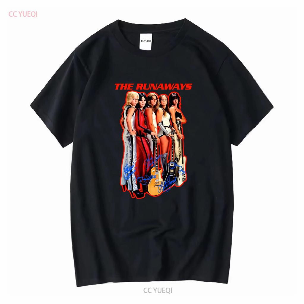 T-shirt The Runaways nuovo miglior regalo per i fan vintage Lavata Elasticizzata uomo Top Per Uso Quotidiano Casual Leggermente