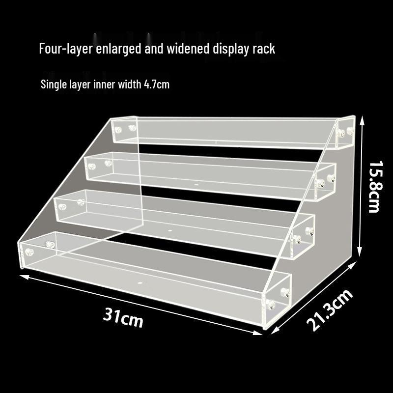 Multi-layer Acrylic Perfume & Doll Display Shelf Box