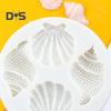 Bezzapachowa muszla muszli wielokrotnego użytku Przydatna muszla silikonowa z 4 wnękami