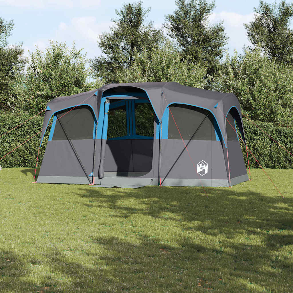 Family Tent with Roof Blue and
