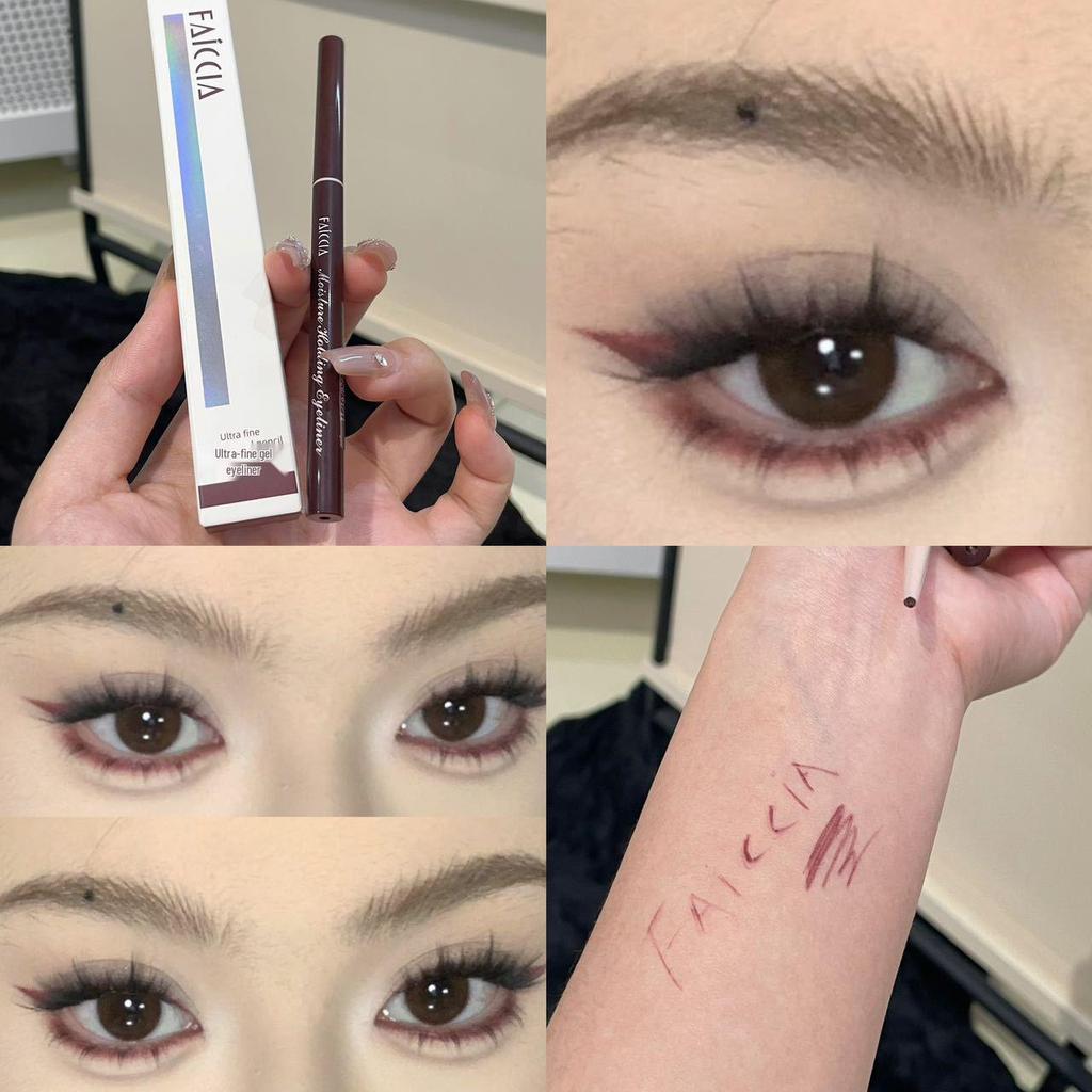 Kamaimei Ultra-Fine Waterproof Eyeliner Pencil - Sweat & Smudge-Proof, Natural Definition for Beginners