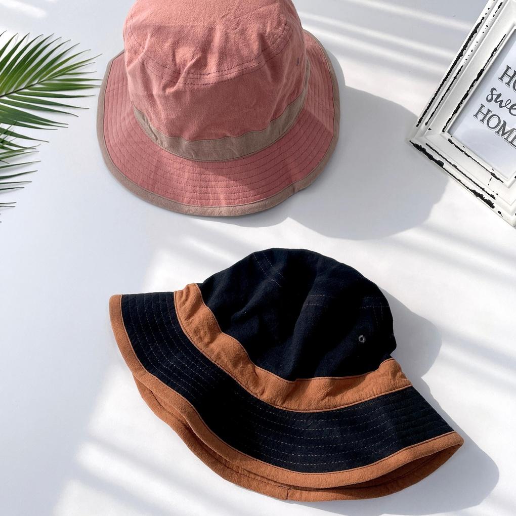 Women's and Men's Daily Vintage Two-tone Bucket Hat
