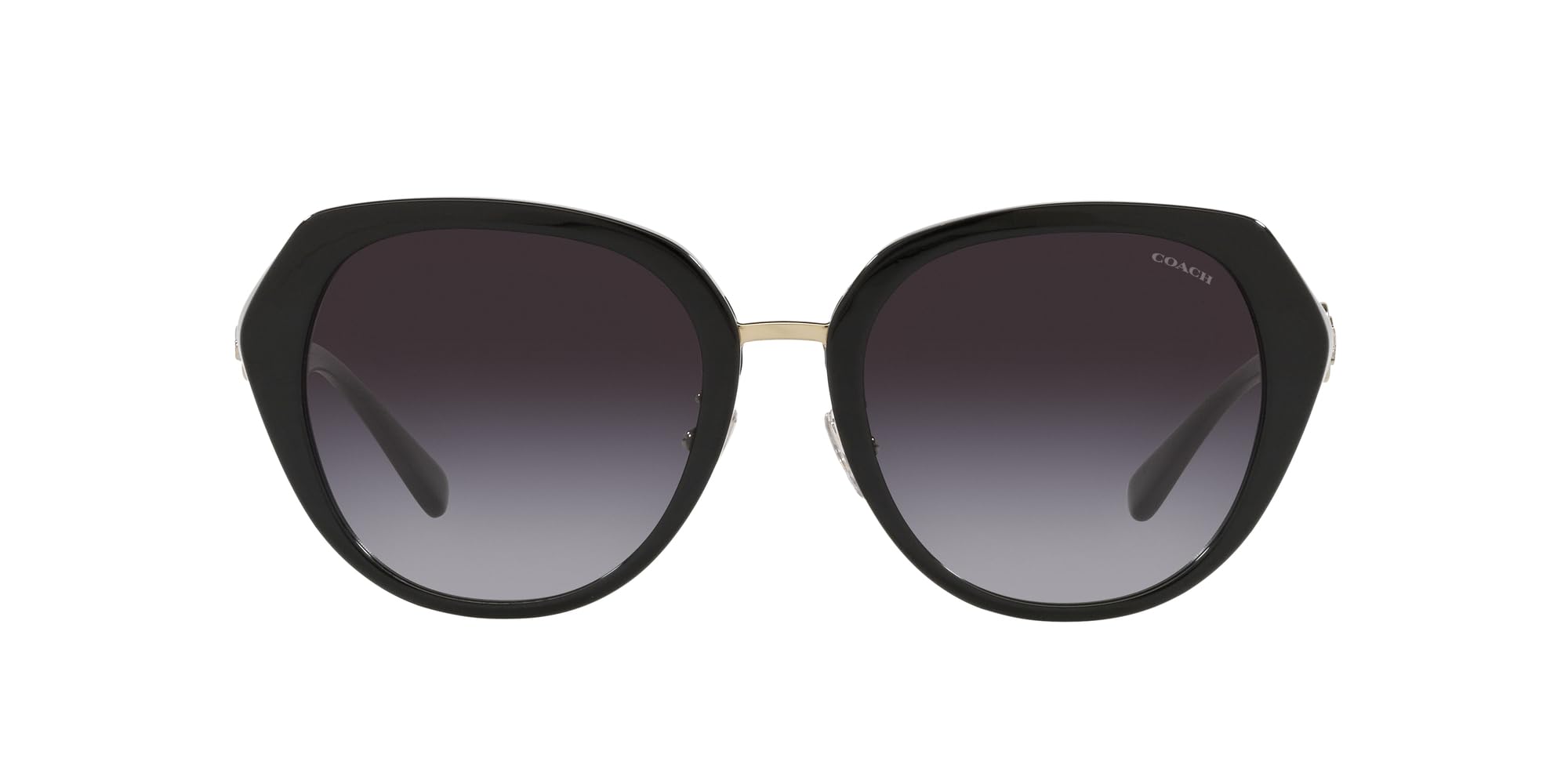 

Coach Женские солнцезащитные очки HC8331 ЧЕРНЫЙ 55, чёрный