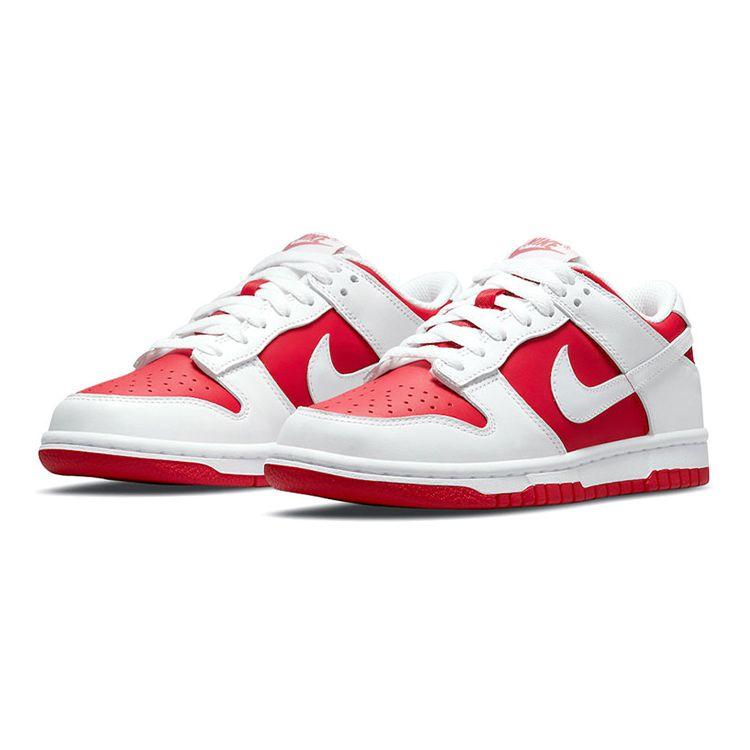Nike Dunk Low GS Championship Red Trampki Dziecięce University-Red White Total-Orange CW1590-600