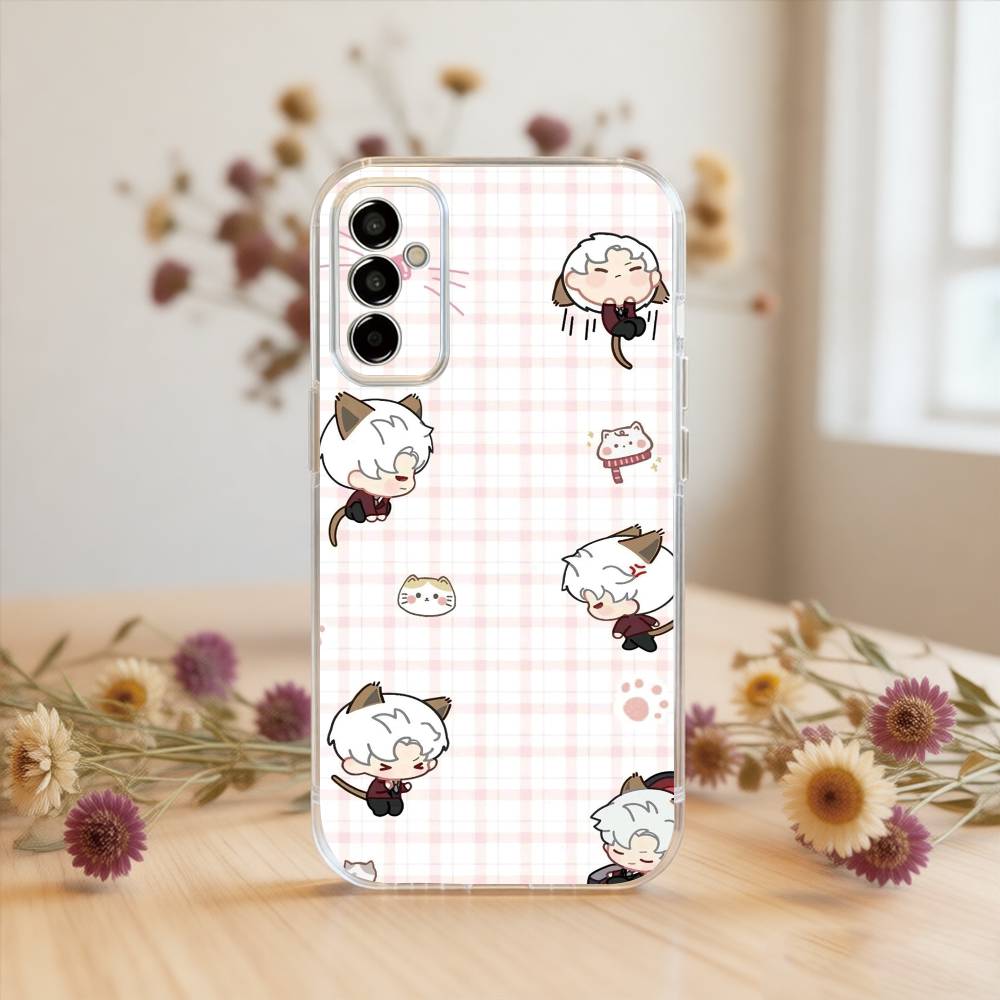 Sylus Love and Deepspace Phone Case Transparent Silicone Soft For SamsungA10,12,20,21S,30,31,40,50,51,52,70,71 Samsung a514g