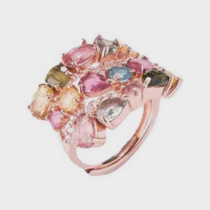 Sace Gems Klasikinio vario lydinio cirkonio žiedo apyrankės papuošalų rinkiniai Vestuvių dovanos