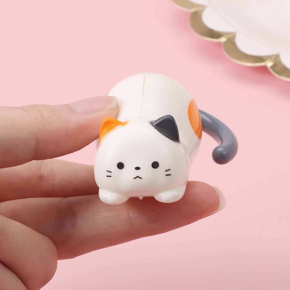 Fidget Clockwork Kitten Movable Toy Stress Relief Windup Kitten Stress Relief Toy  Home