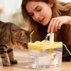 Water Fountain For Cats 1L Automatic Dispenser Intelligent Power Off Water Fountains For Cats Indoor For Drinking Kitten Puppy