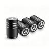 CRU1 4pcs Car Wheel Tire Valve Caps Covers Laser Wheel Tire Stem Valve Caps for Mercedes benz W203 W204 AMG CLA Interior Mouldings