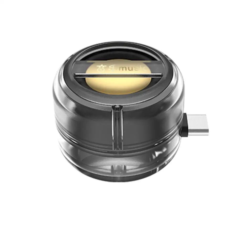 Portable Mini Speaker Universal 3.5mm Plug Type-c Mobile Audio Player External Audio Bluetooth Wireless Phone Portable Car E4A8
