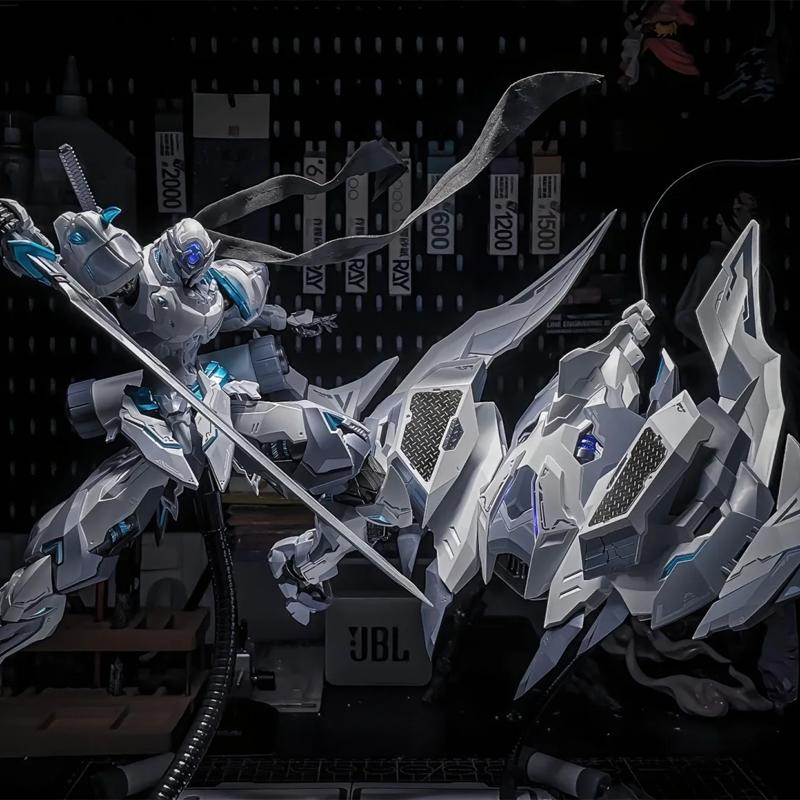 CANGDAO Model Shadow Realm CD-07W White Ghost Zhan Ming Original Chinese Mecha Alloy Articulated Finished Model Collection