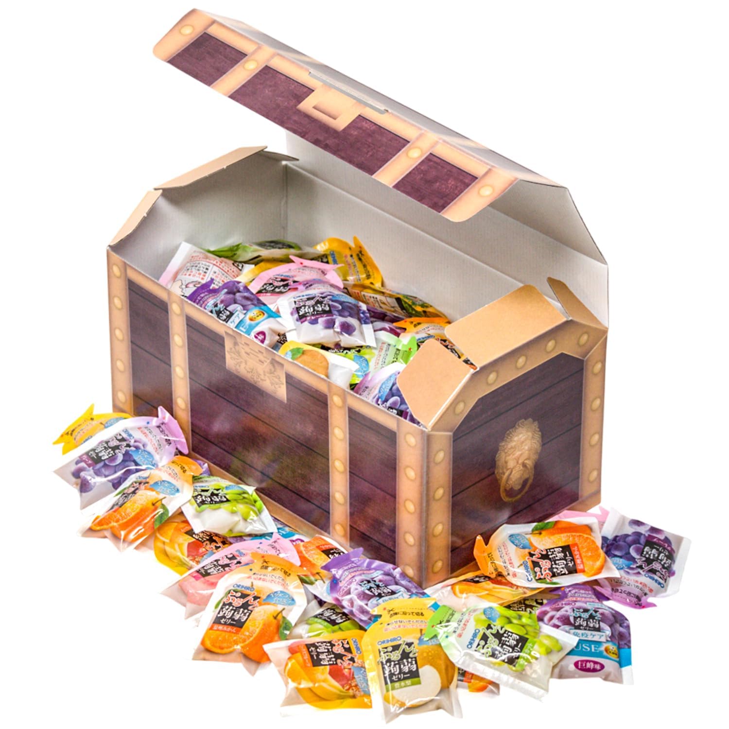 

ORIHIRO Purunto Konjac Treasure Seasonal 8 Konjac Low Calorie Jelly, Box, Model, Flavors, 960g, Gift, Jelly,