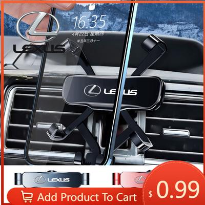 Interieur Stickers Auto Mobiele Telefoon Houder Stand Navigatie Airconditioning Mini Telefoonhouder Voor Lexus EX300H RX450H IS300H ES300H