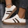 Women's Autumn Thick-Soled Color-Blocked Casual Sports Shoes, Gump-Style Training Versatile Footwear, Available In Large Sizes.
