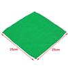 5pcs 25x25cm Green Car Wash Microfiber Towel Plush Cleaning Drying Cloth Car Care Cloth Detailing Polishing