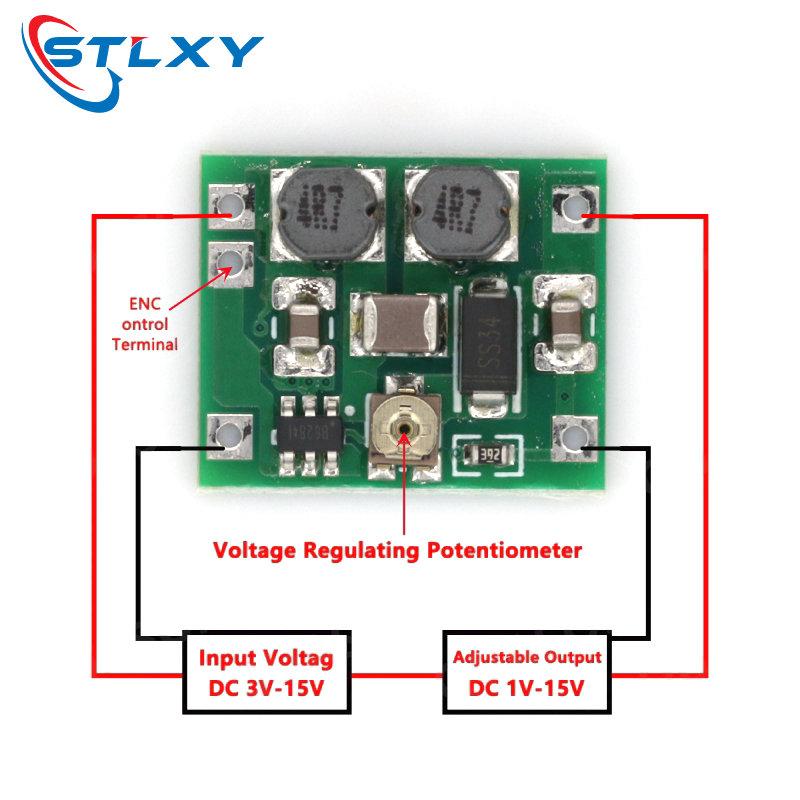 - buck-boost Converter module 3V~15V to 1V~15V 5V 6V 9V 12V 700ma/5W Automatic Adjustment Step Down/UP Power Voltage
