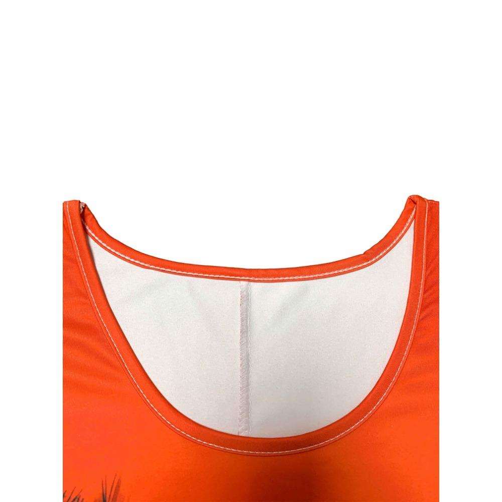 2025 Strand Casual Ärmellos Tank Top mit Blumenmuster Lockeres Sommerkleid A-Linie Ärmellos U-Boot-Ausschnitt Party Kleine Kurze Kleider Tropisches Druckkleid Casual