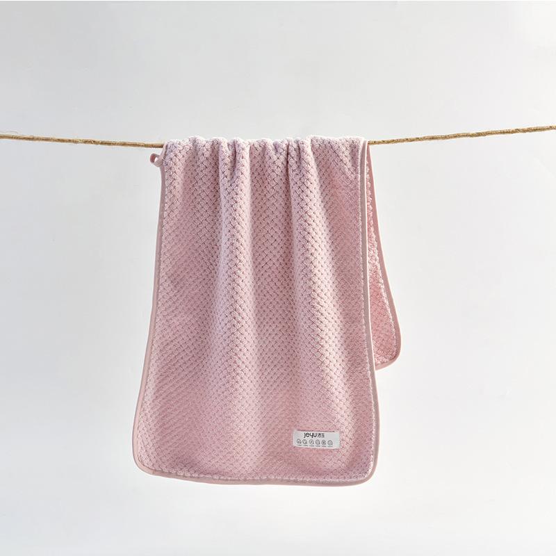 Coral Fluff Towel Household Moisture Absorbing and Hair Loss Adult Facial Towel Gift Towel Fast-dry Hair Towel
