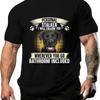 Black Labrador Personal Stalker Print Tshirt For Men Casual Cotton Graphic Tee