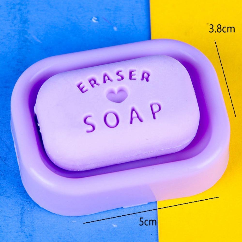 TPR-Radiergummi für die Grundschule, ungiftiger und geruchloser Radiergummi, praktischer kleiner Radiergummi in Seifenform