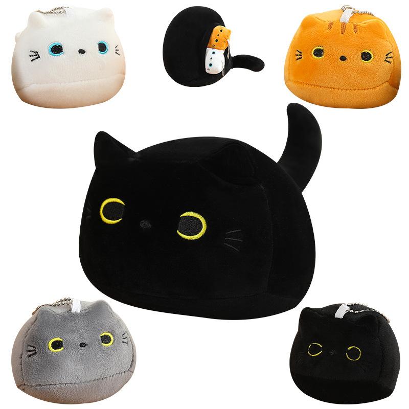 Amazon Black Cat Throw Pillow Plush Doll Kitten Doll Doll Cat Pendant Mother And Child Cat