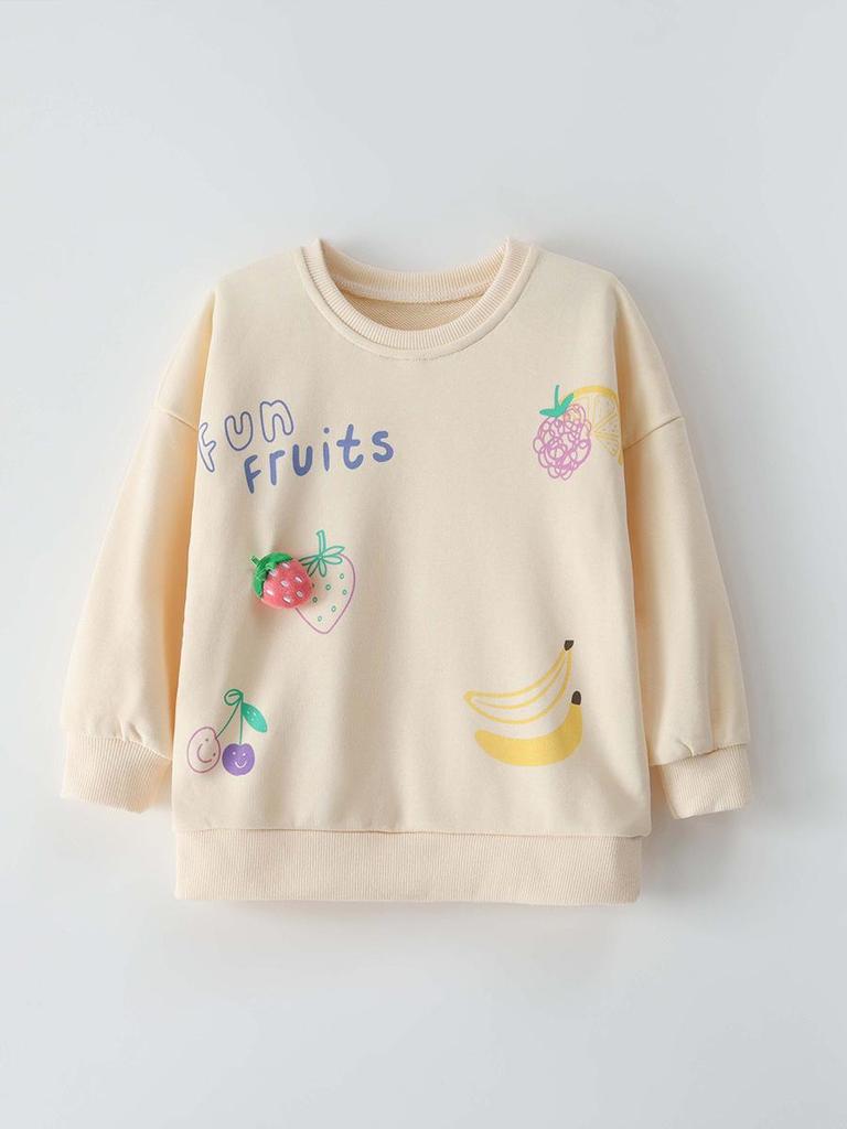Autumn European & American Style Children's Cartoon Sweatshirt: Round Neck, Long-Sleeved Pullover for Kids