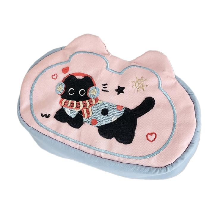 Hund Tier Stickerei Federmäppchen 18x11cm Große Reißverschluss Stifteetuis Multifunktions Federmäppchen Reise Kosmetiktasche