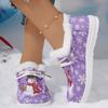 Fashion Winter Warm Snow Boots for Women Christmas Present Short Plush Winter Boots Woman Fashion Lace Up Shoes for Women Women Boots