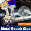2PCS/Set Durable Aluminum Metal Repair Epoxy Adhesive Glue No Power Required Weld-Grade Strength Machinable Sandable Paintable
