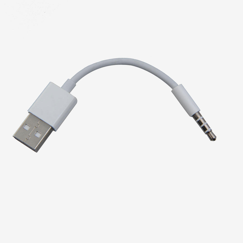 Charger Data USB 3.5mm Sync Audio Cable for iPod Shuffle 3rd 4th Gen