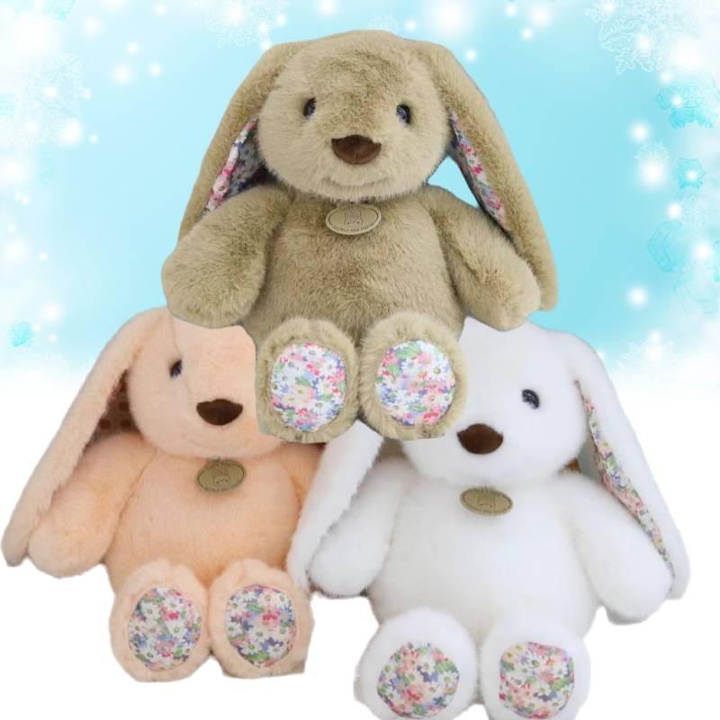 Plush Toy Rabbit Lop Christmas Room Decoration Fill Doll Cartoon Animals Gift