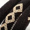Golden Bead Wooden Bead Series Handwoven Non-slip Steering Wheel Cover