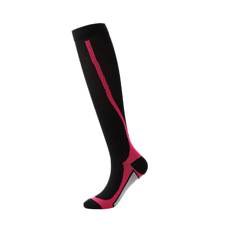 1 Pair Running Graduated Pressure Leg Area Warmers 20-30Mmhg For Running Marathon Cycling Football Varicose Veins Hosiery For Men'S Active Socks