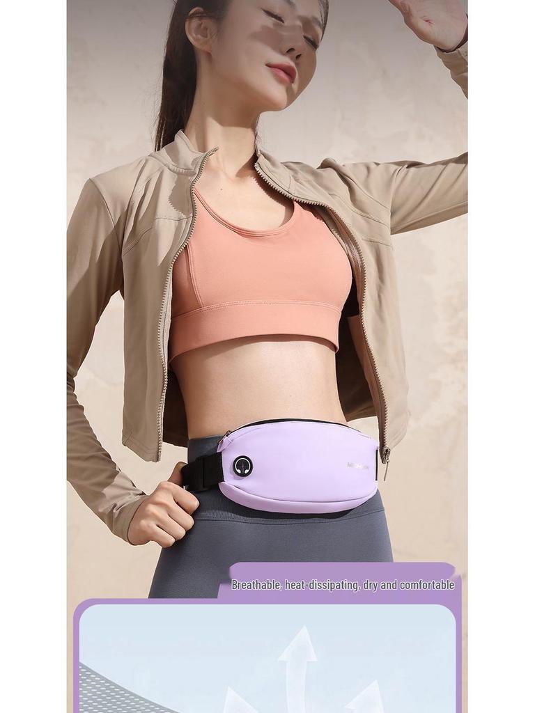 Women's Waterproof Running Waist Pack - Large Capacity, Invisible Storage for Outdoor Fitness & Travel