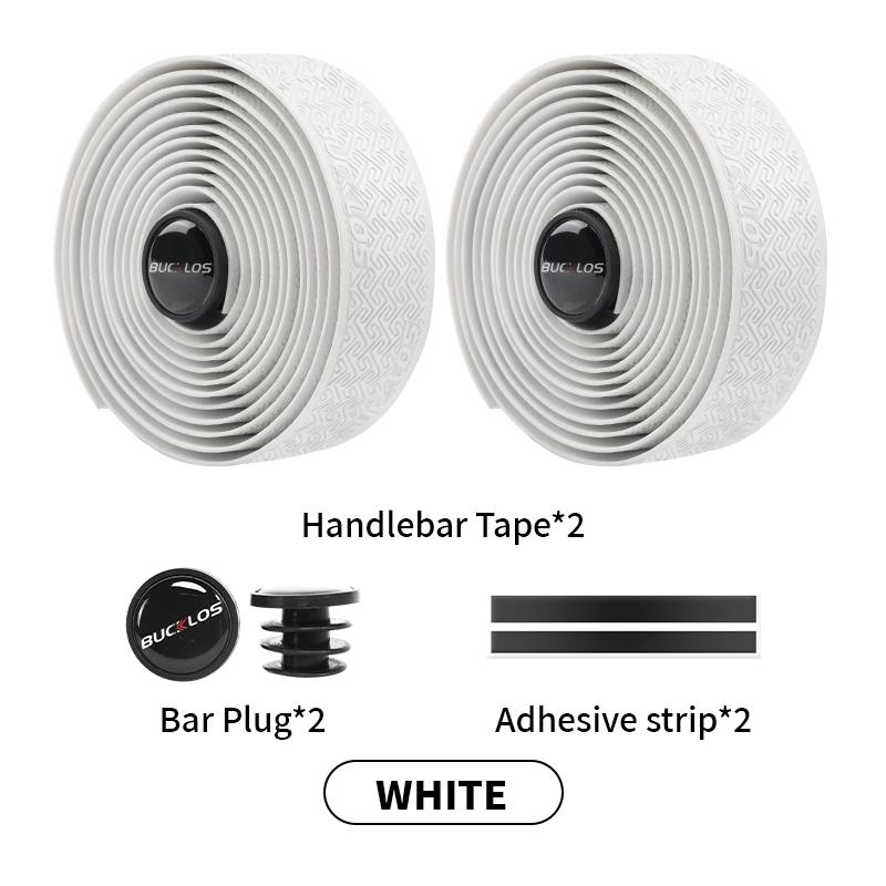 BUCKLOS Road Bicycle Handlebar Tape Non-slip PU EVA Bike Handlebar Strap Racing Bike Drop Bar Tape Road Cycling Accessories