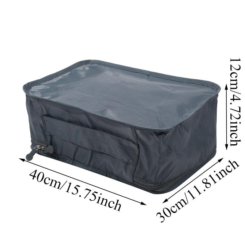 Travel Organizer Bag Reisebag Duffel Bag Oppbevaringsbag Reise Oppbevaringsveske Sett Sammenleggbar kompresjonsveske