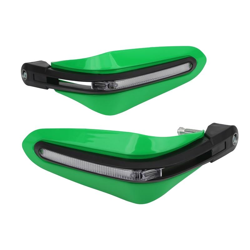 Motorcycle Hand Guard LED Turn Signal Lights Handguard Covers For Most Diameter Handlebar ATV Enduro Motocross Scooters Moped