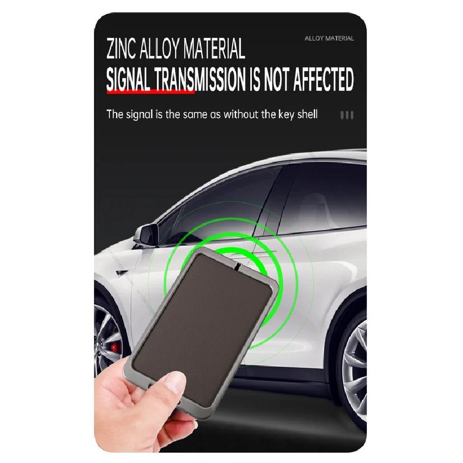 For Leapmotor C10 C11 C16 Zinc Alloy Leather Car NFC Card Remote Key Cover Case Protector Holder Shell Auto Kychain Accessories