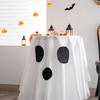 Halloween Tablecloth. Funny face design for party, home & holiday decor.